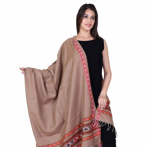 Ladies Tt Kullu Woolen Shawl